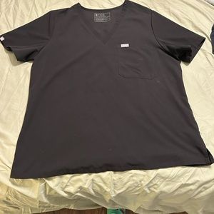 Matching set of Figs scrubs in black